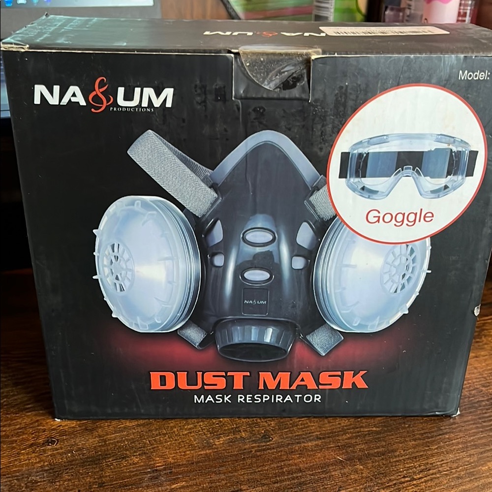 NASUM Dust Mask Respirator in Black